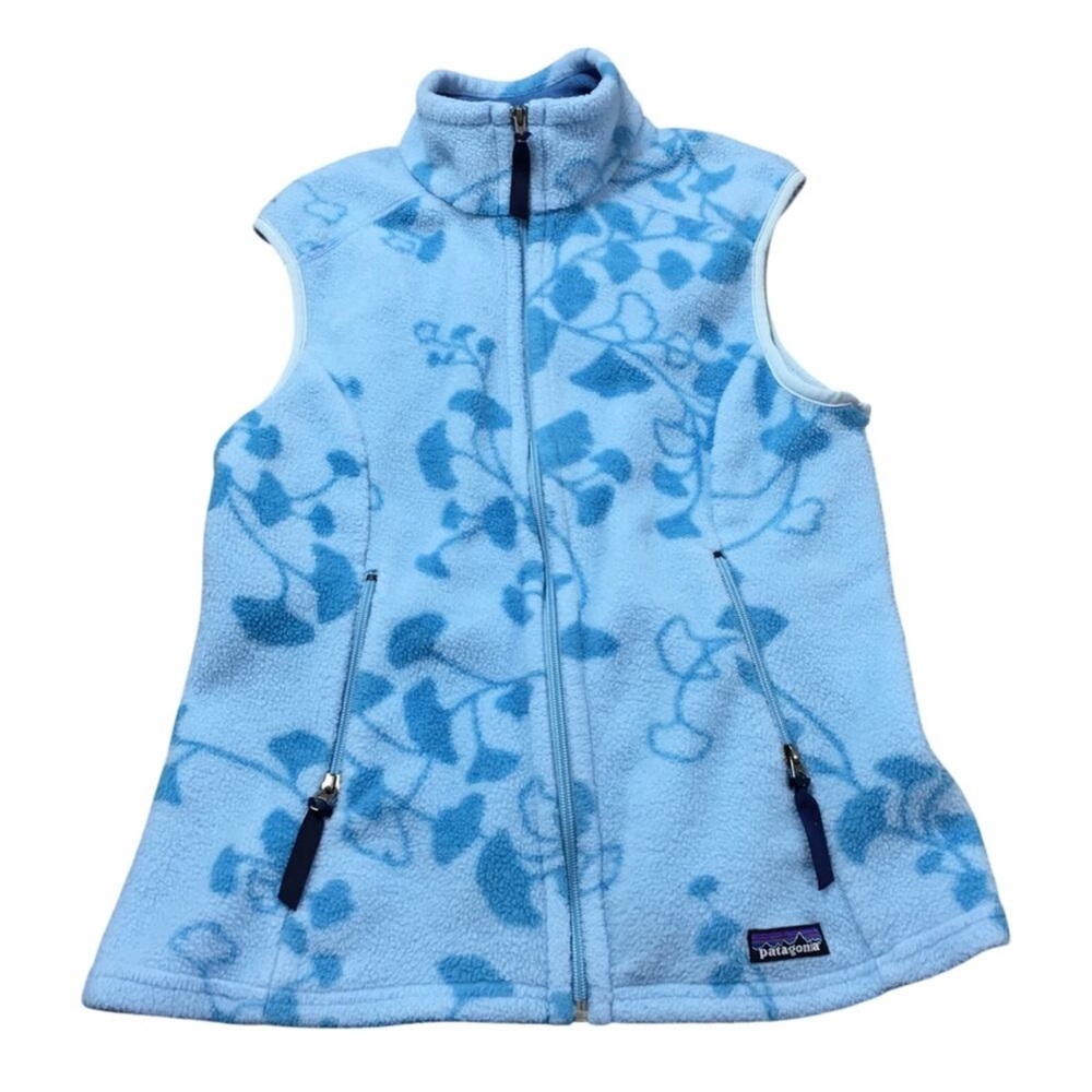 Patagonia Synchilla patterned Fleece Vest Size Large